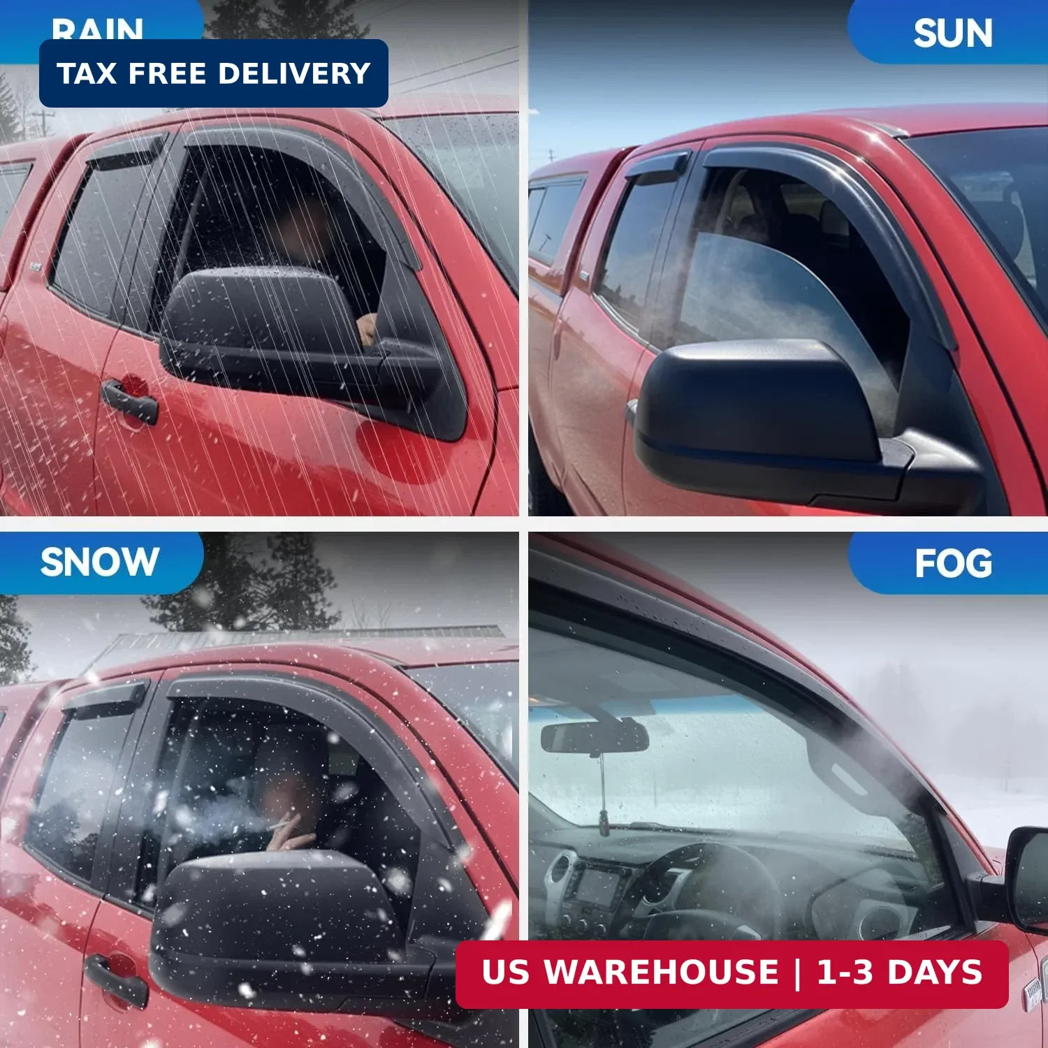Window Visors Rain Guards Shield for 2021 2022 2023 2024 2025 2026 Hyundai Elant