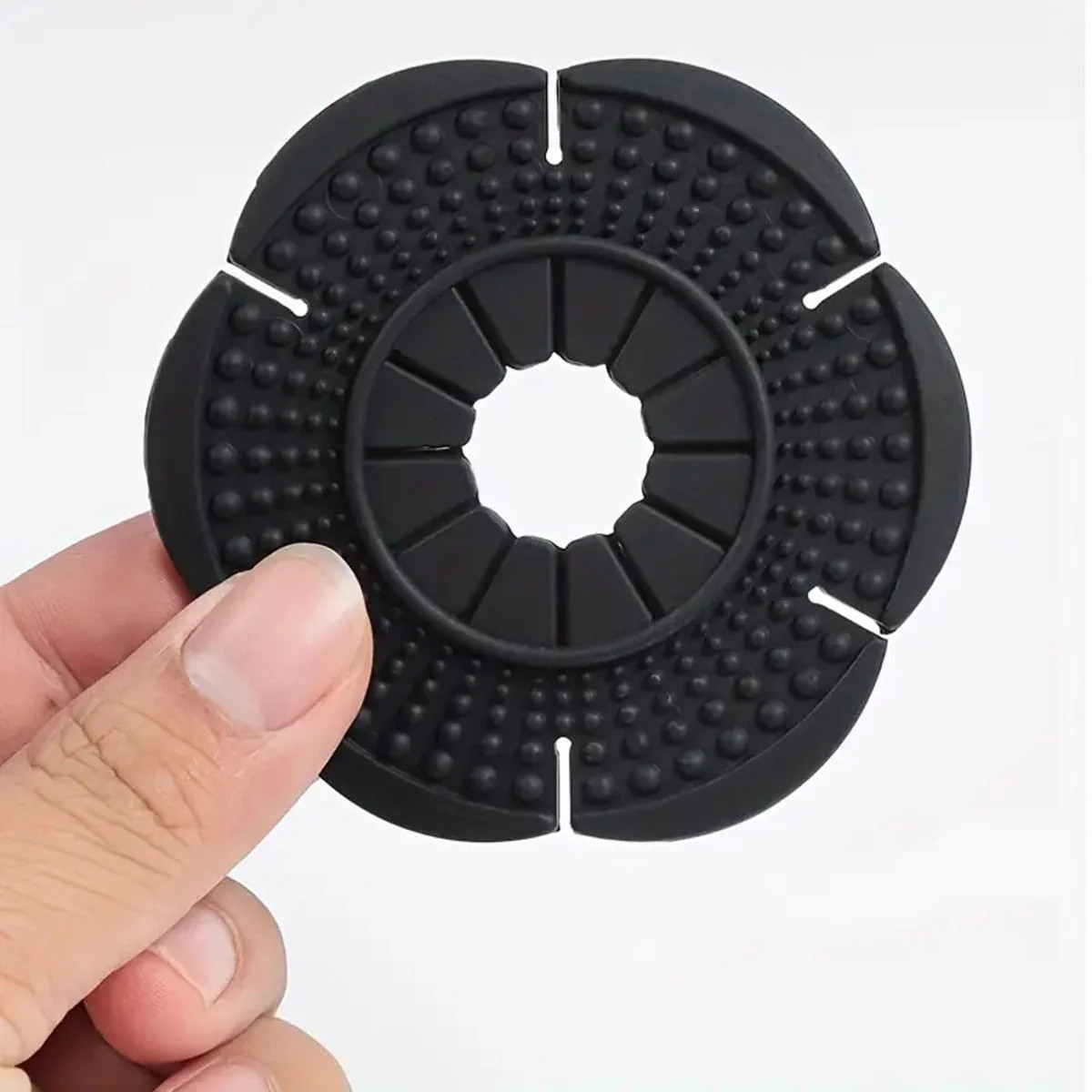 Car Wiper Hole Protective Cover, Silicone for Car Truck (Black)