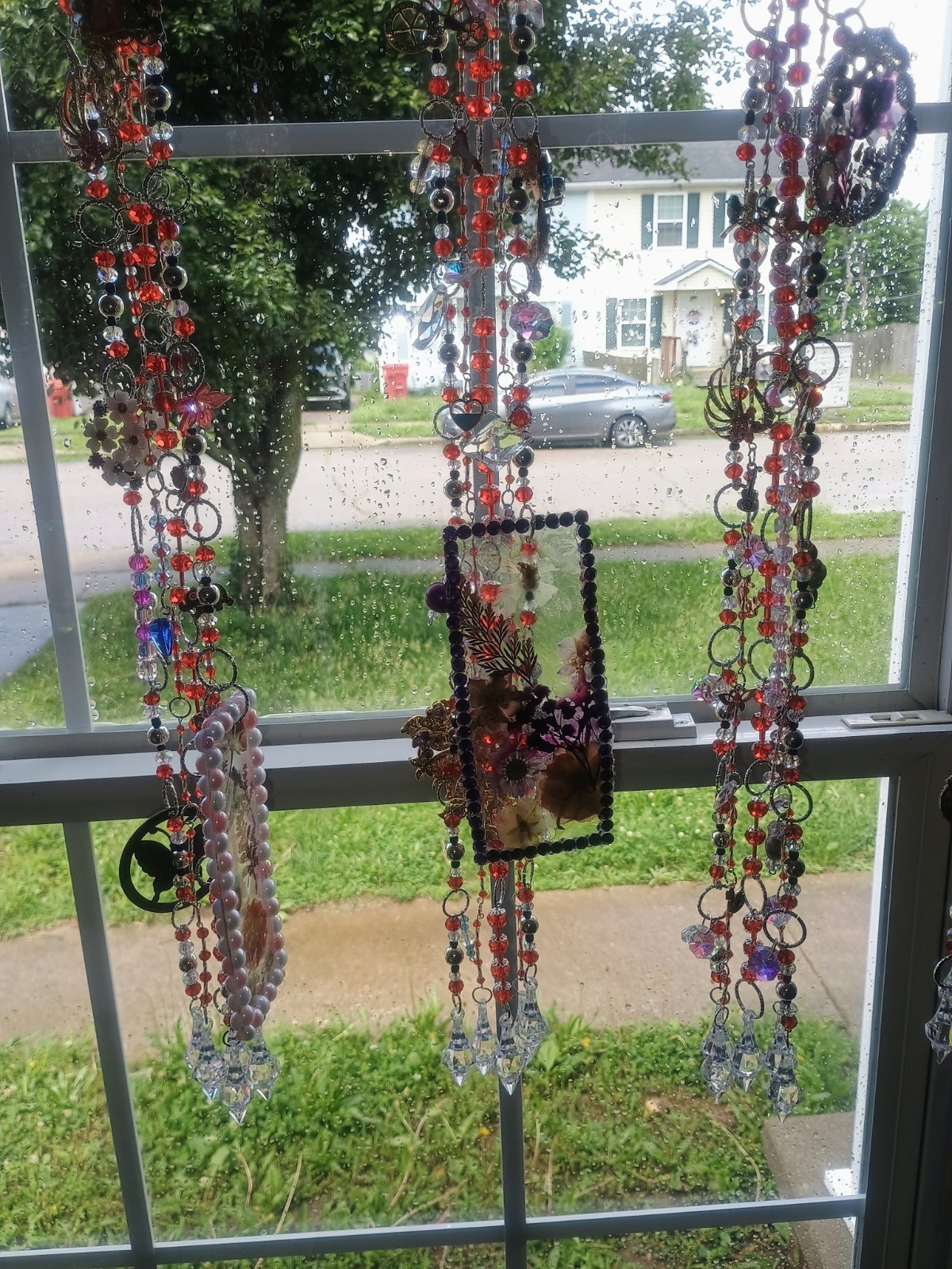 Crystal Curtains, Kool Kat, Loaded With Charms, Set Of 6