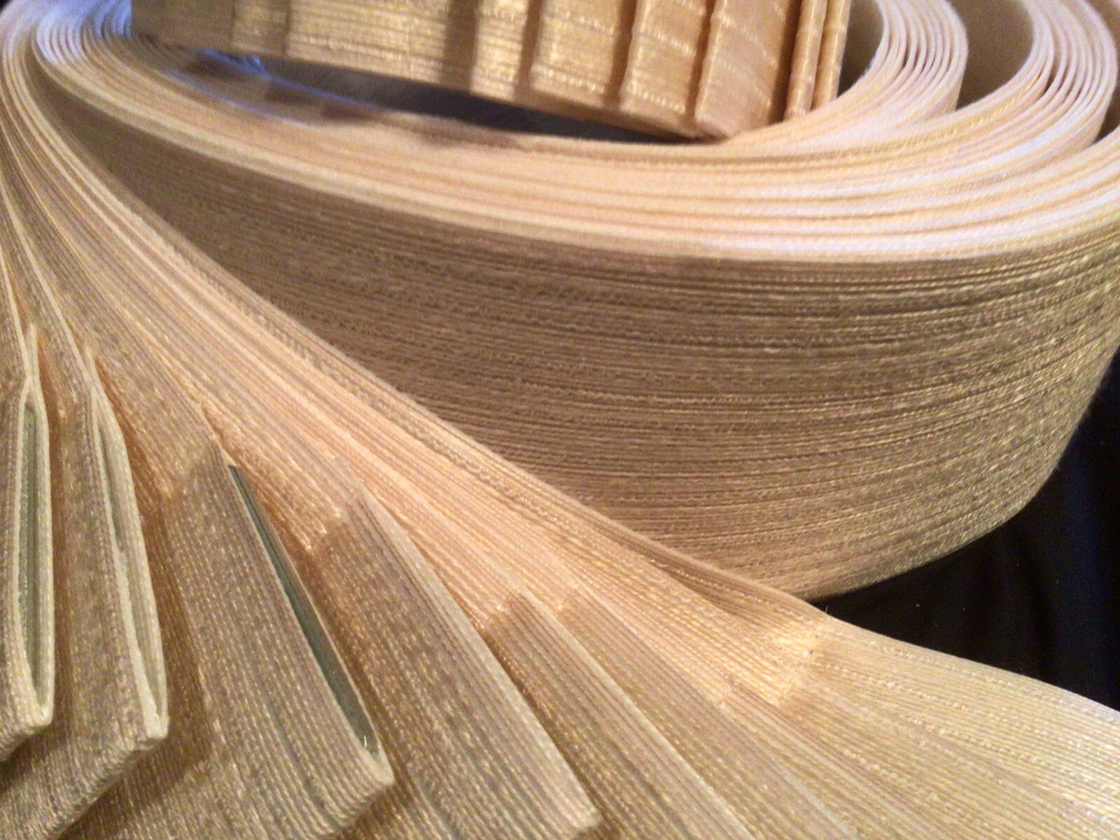 10 count 84”x 3 1/2” String Weave Fabric Virticle Blind Vanes