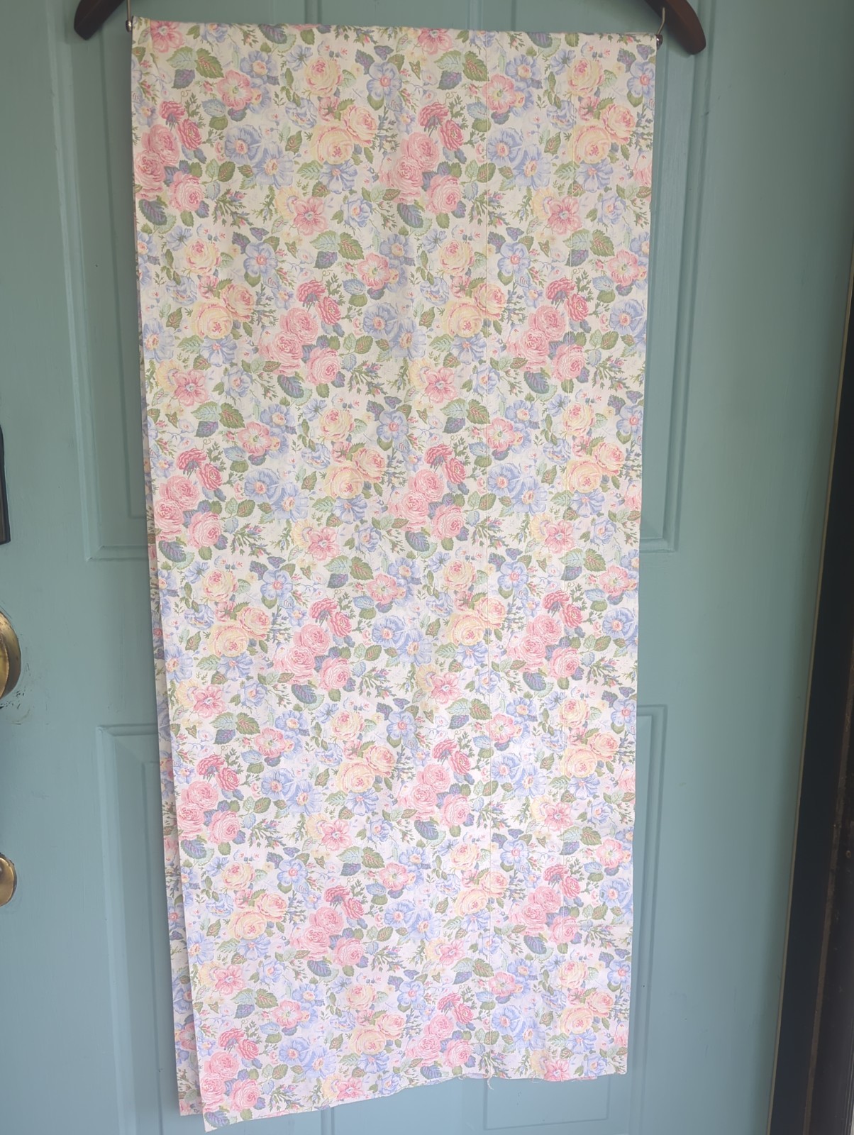 Vintage Laura Ashley Blouson Valance Quartet Floral Cottage Core