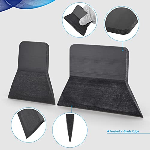 3 PCS PPF Squeegee Kit Small Squeegee for Vinyl, TPU 5Inch+4Inch+2.5Inch Black
