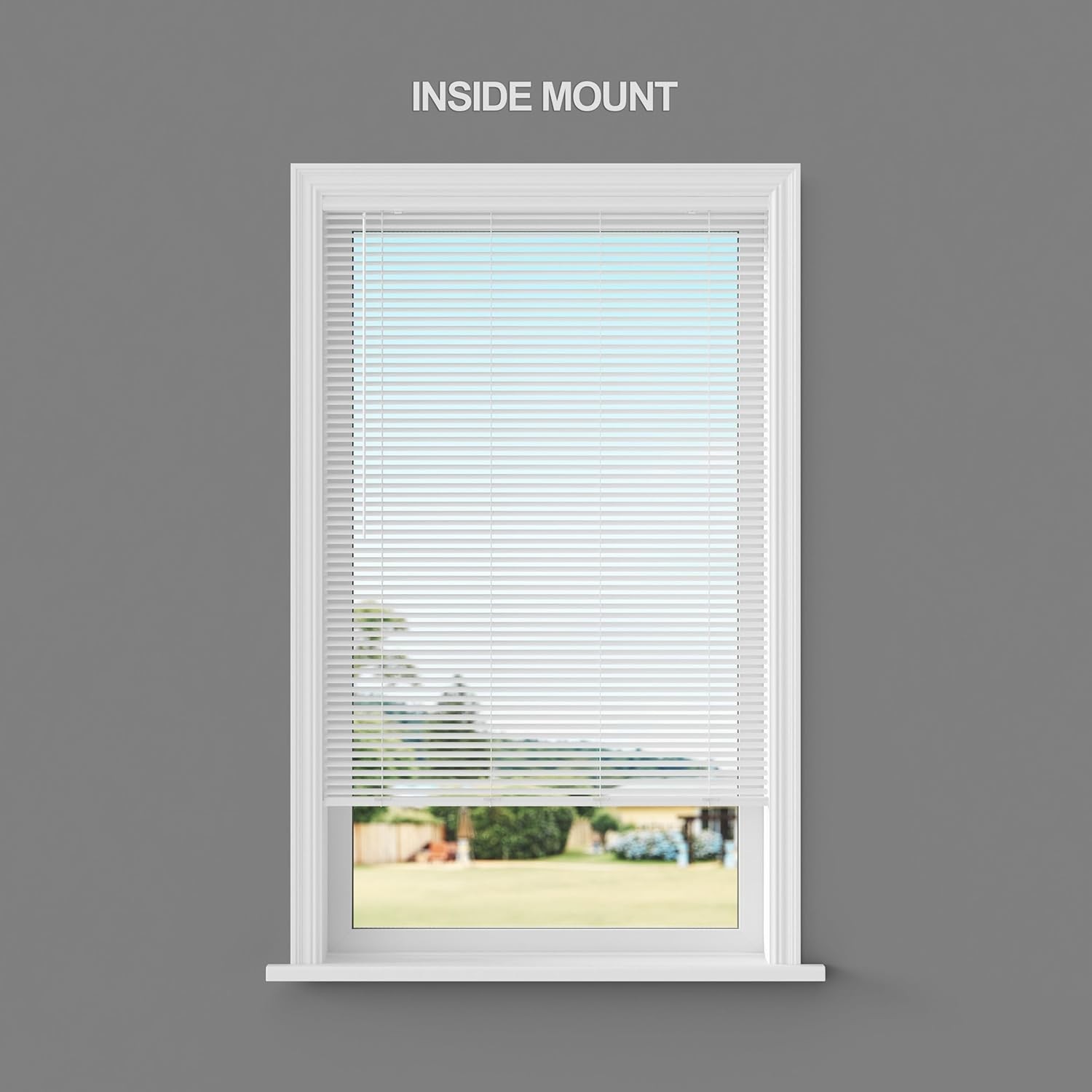 Water-Resistant Cordless Mini Blinds 27″ W x 64″ H – Perfect for Every Room