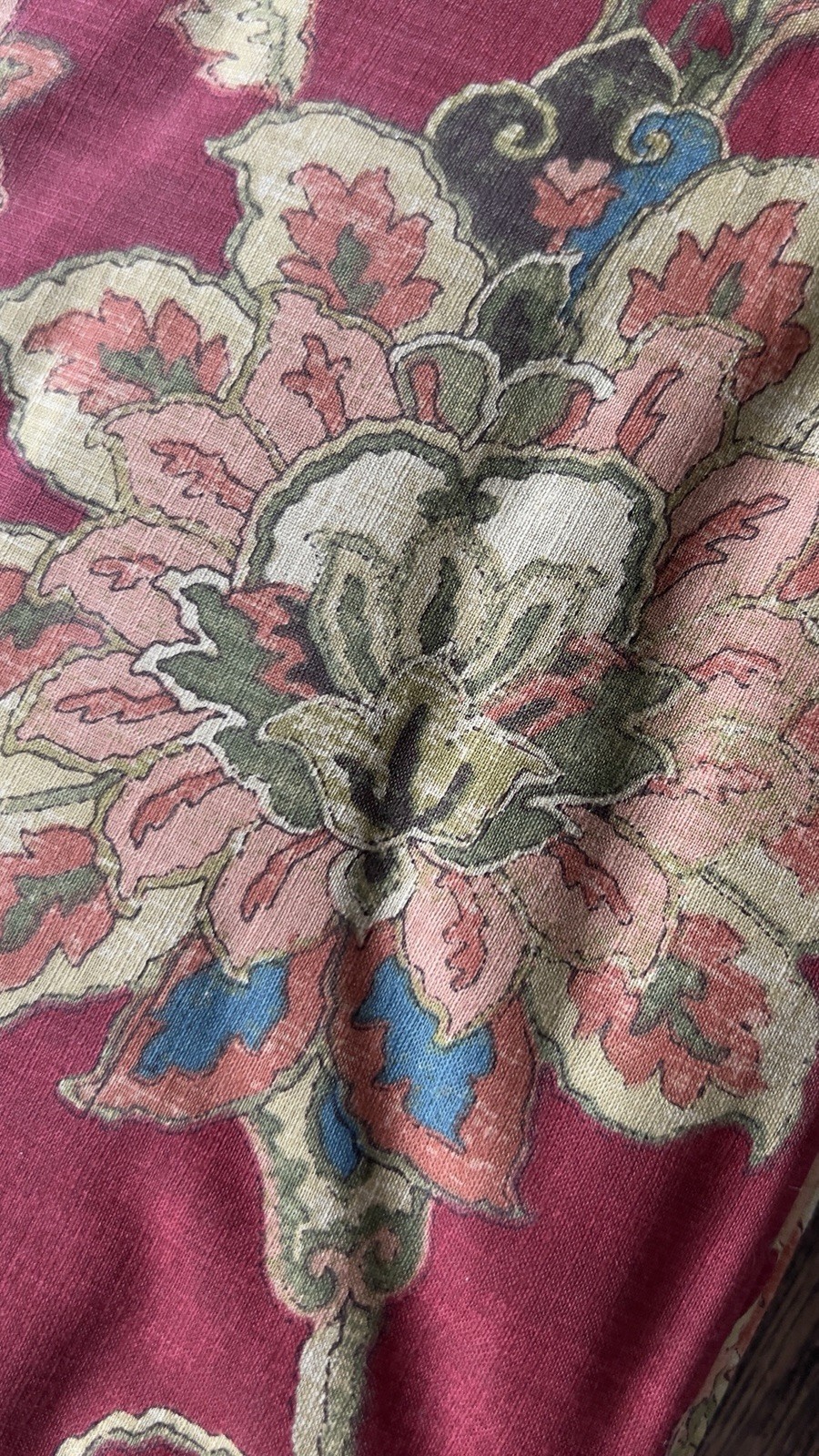 1of3 RALPH LAUREN CHAPS ANNABELLE JACOBEAN FLORAL PAISLEY DRAPE PANEL PAIR