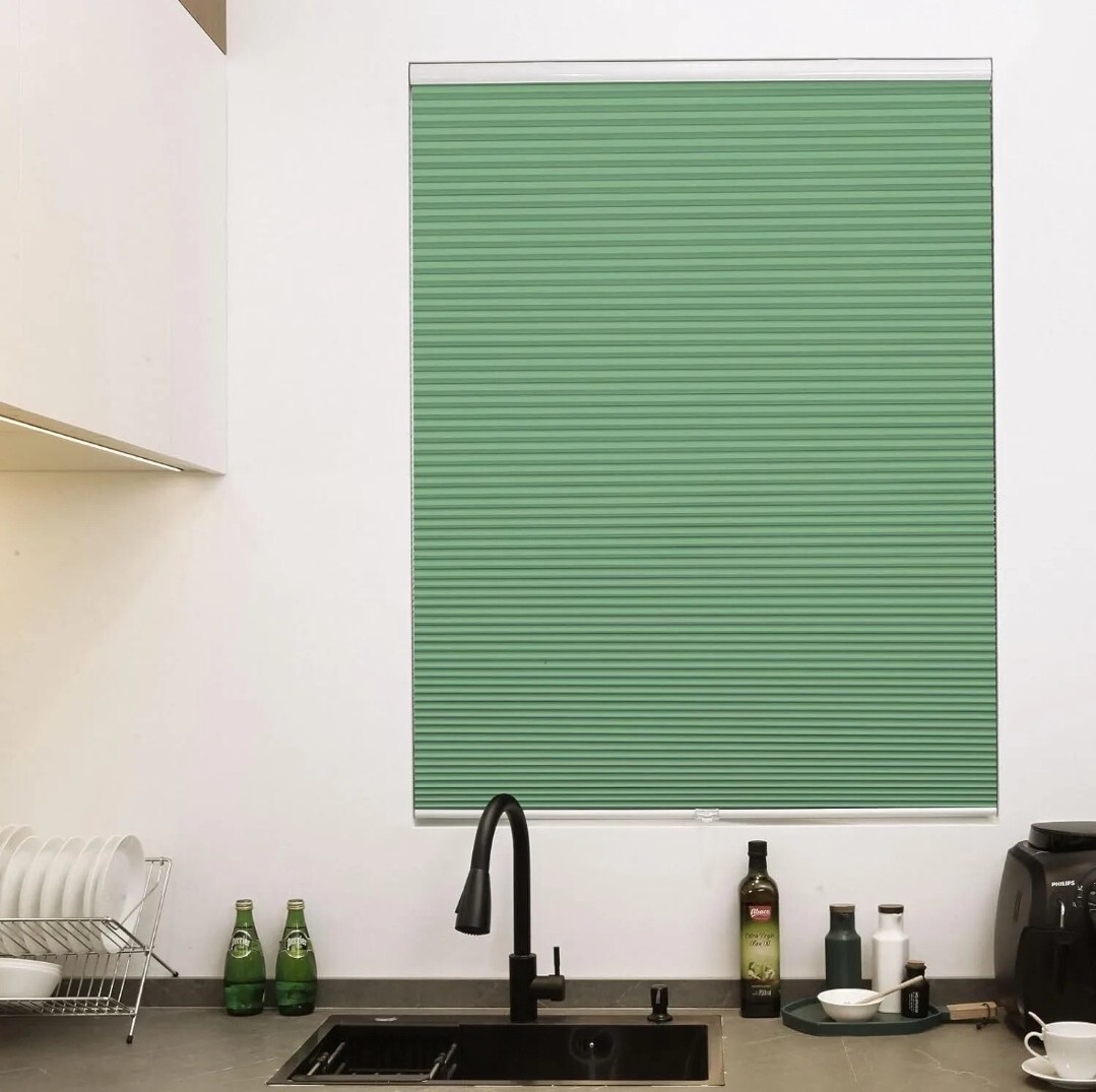 Blackout Cellular Shades Cordless Honeycomb Blinds Windows Shade 23″ X 64″