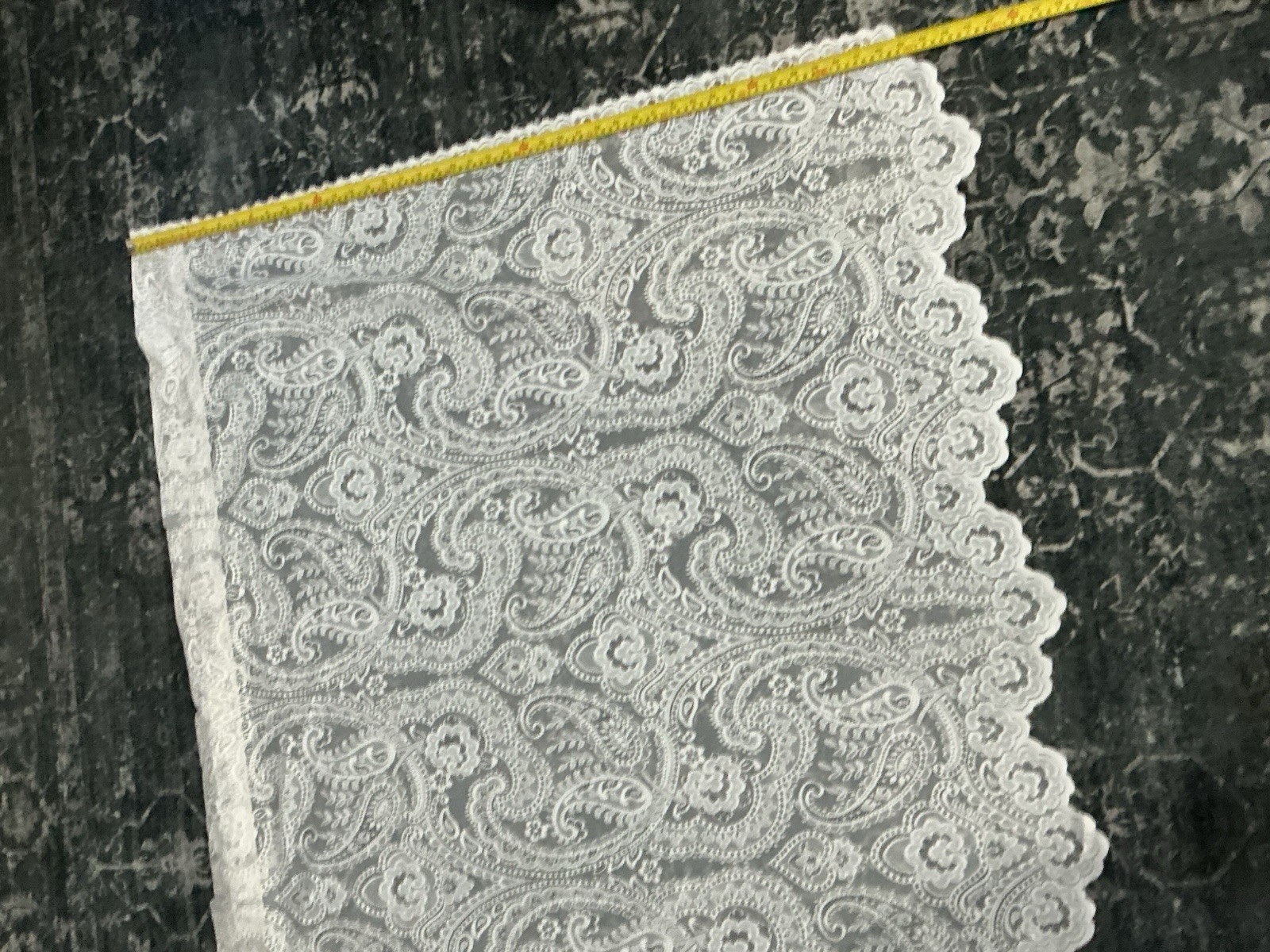 White(beige) Lace Curtins Panel From Home Collection Brand