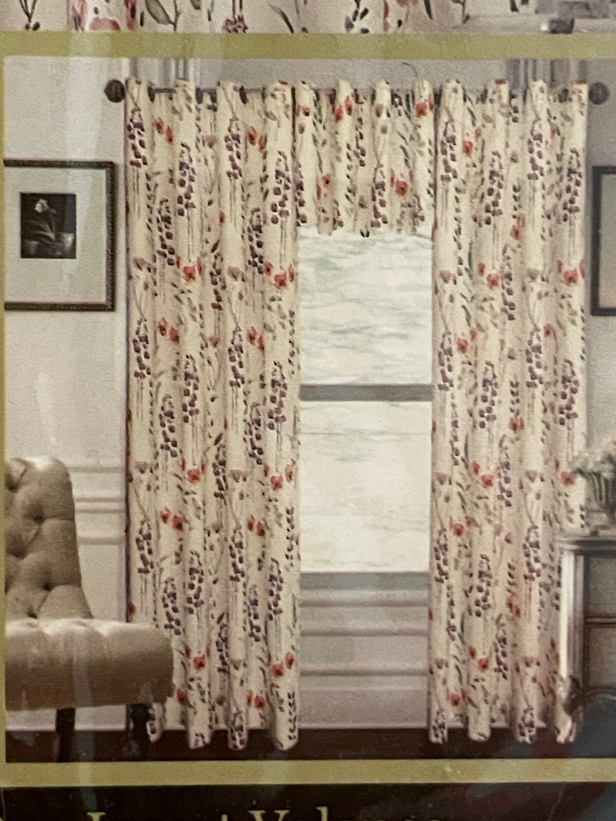 Floral Fantasy United curtain panels NEW