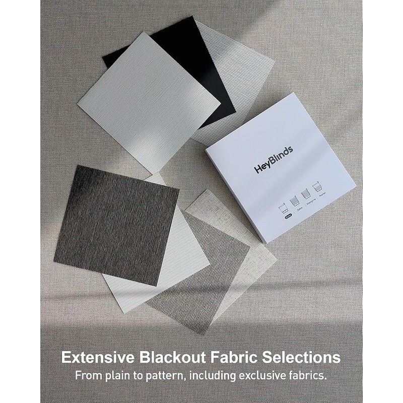 Motorized Blinds Fabric Samples Blackout Roller Shades Custom Window Coverings