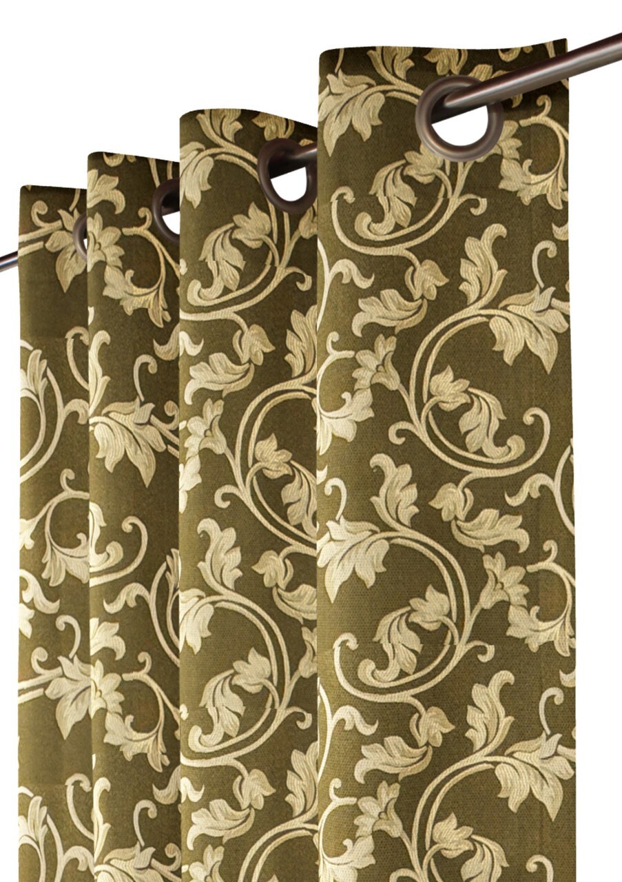 Drapery Panel – Gold Green- Rayon/Polyester- 55″-MLK