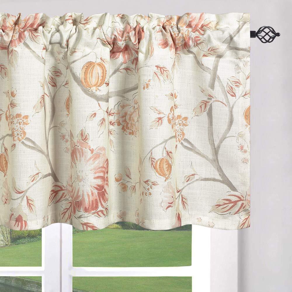 Kitchen Valances for Windows Dining Room Curtains Valance 52 x 18 Rustic Design