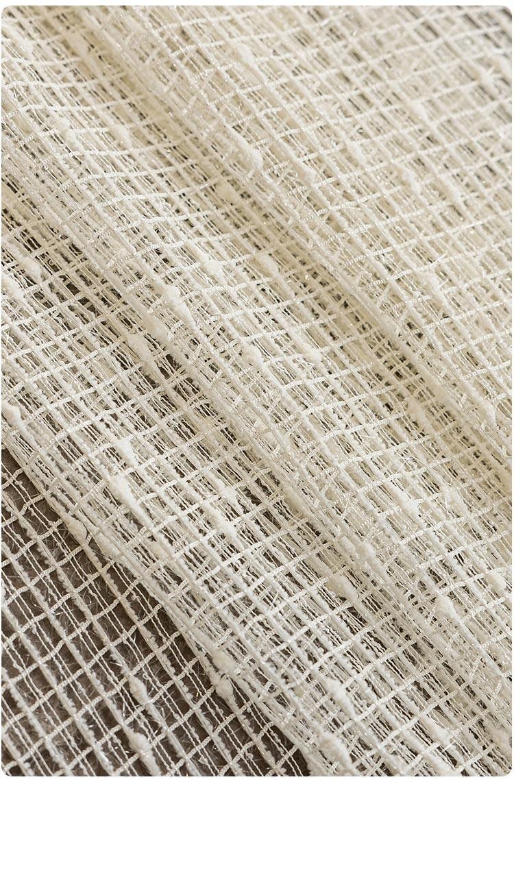 flannel costom beige American lace cloth window blackout curtain tulle M1849