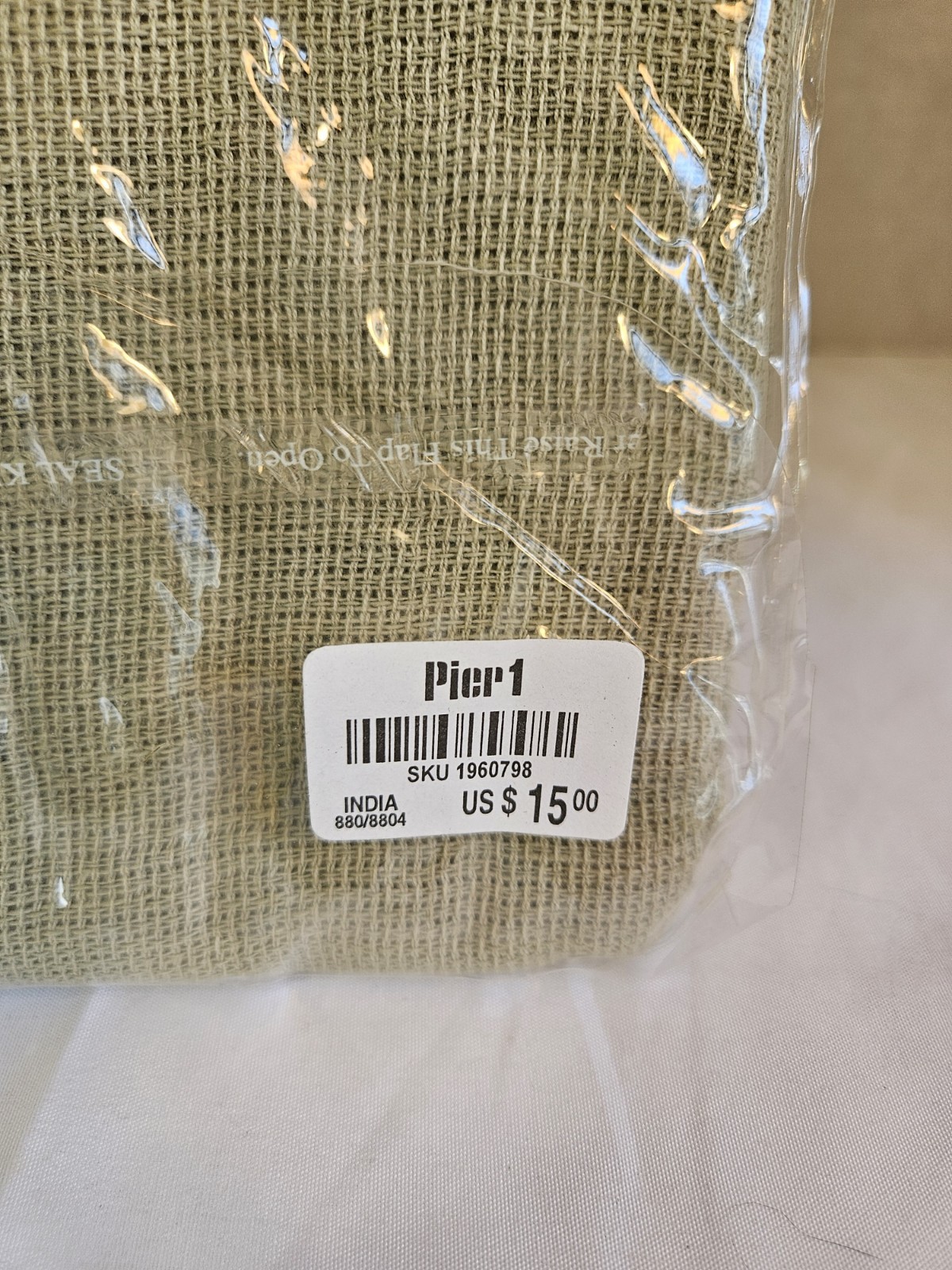 4 Single Panel Sage Pier 1 Imports Cotton Traditions Window Panels 44in X 84in