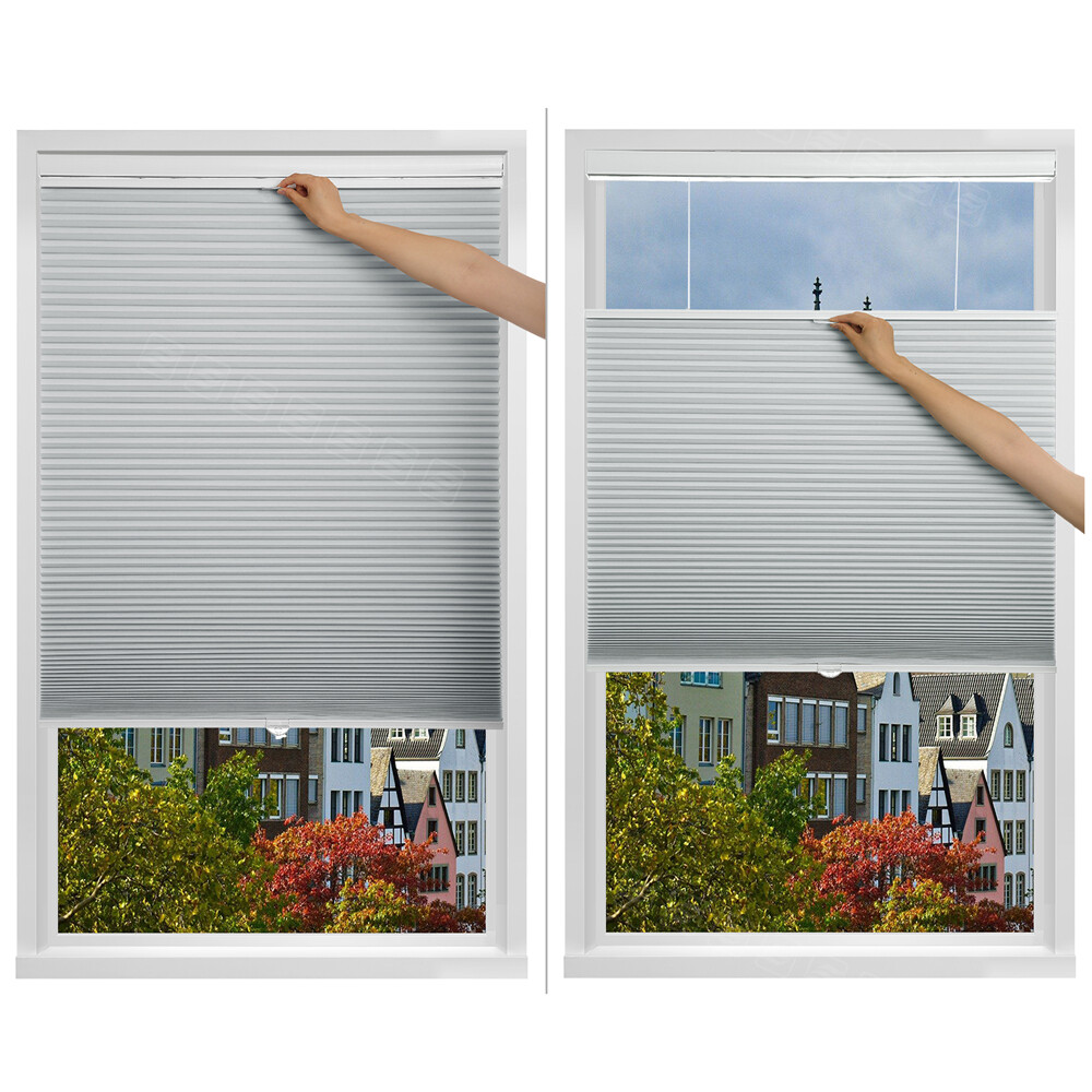 CUSTOM SIZE Blackout Honeycomb Shades Top Down Bottom Up Cellular Blinds