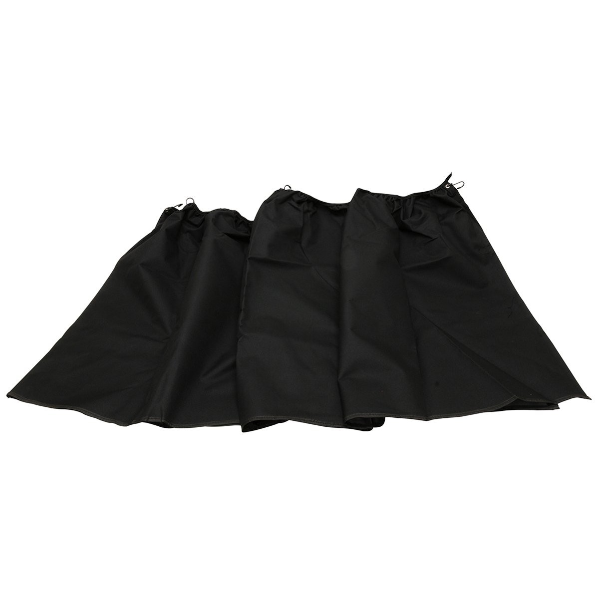 RPCC Black 28 Inches Long by 11 Foot Wide Single Privacy Cab Curtain