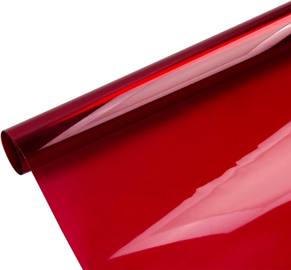 Transparent Colored Window Decorative Film Tint Sun Blocking Heat Control DIY