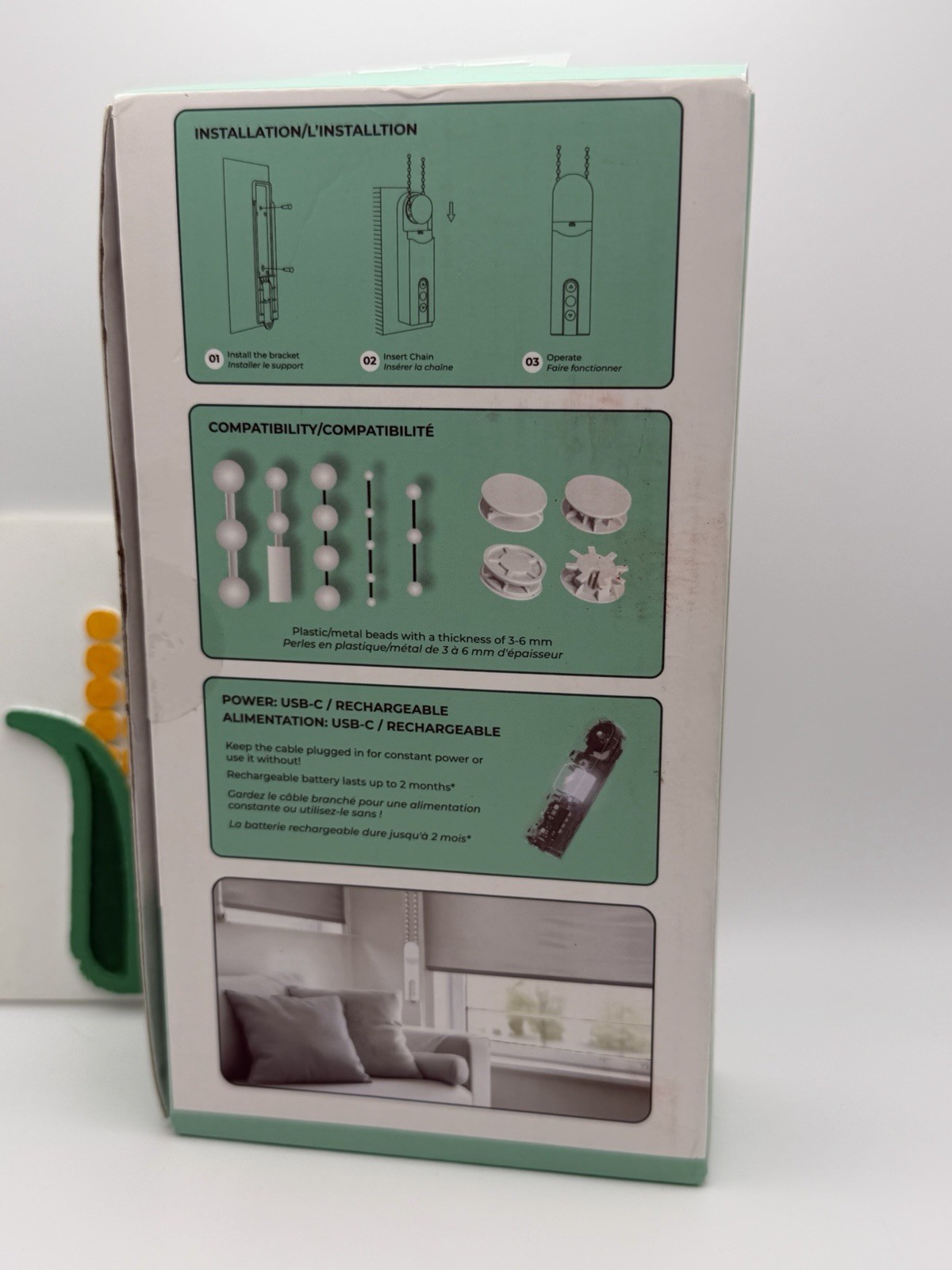 Aura Roller Smart Shade Driver | Automate Existing Blinds | Works with Beaded…