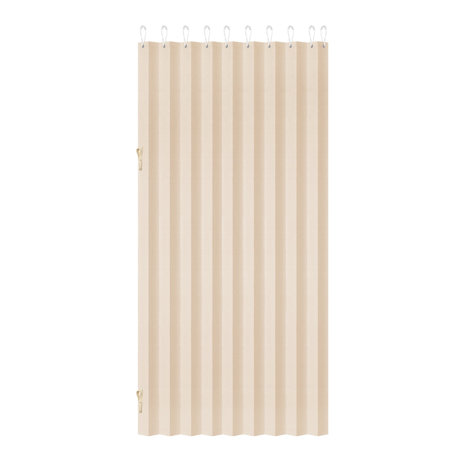 Uimoso Accordion Door with Blackout Fabric and Magnetic Closure, 47 x 78 Inches