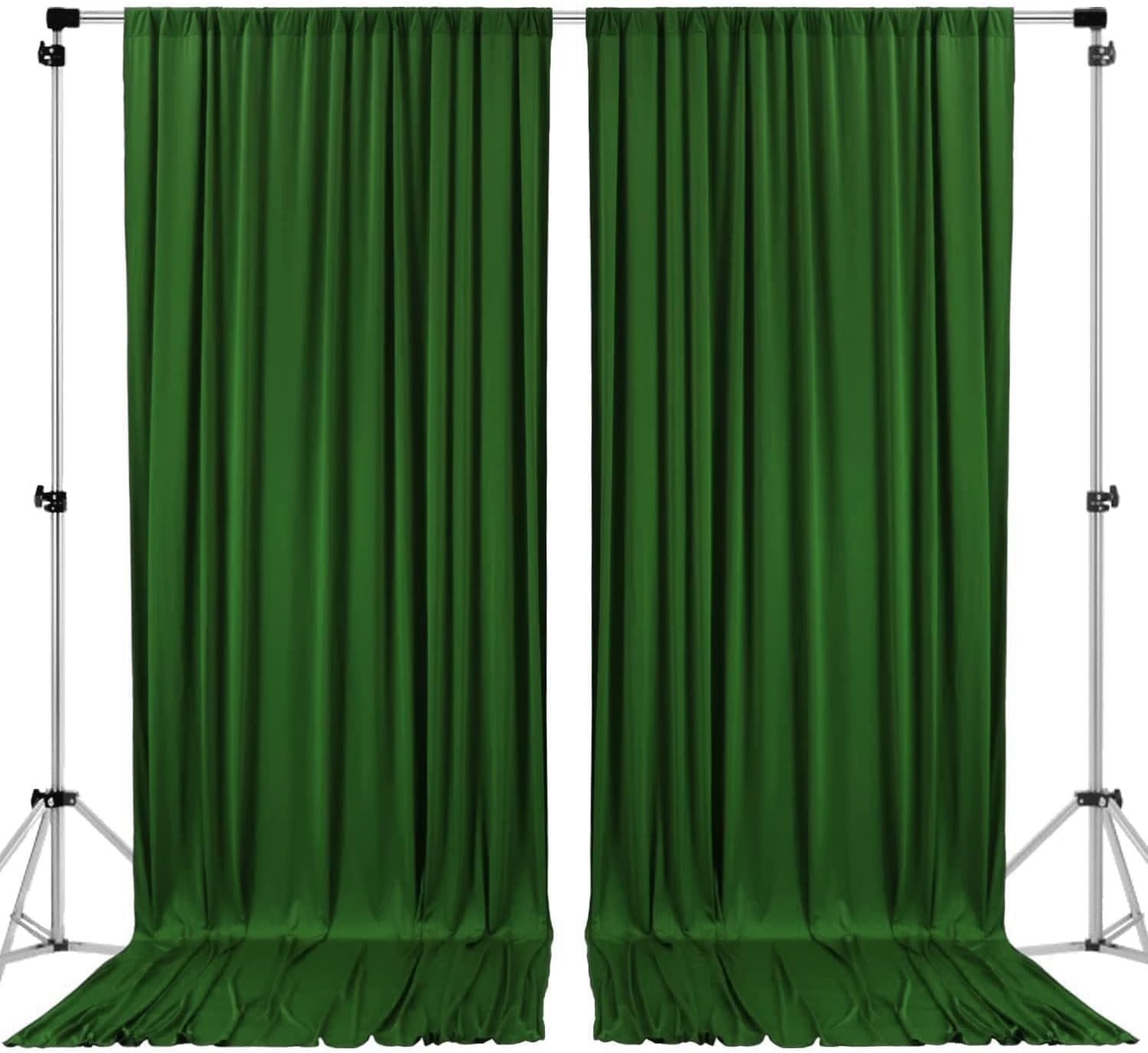 AK TRADING CO. 10 feet x 8 feet IFR Polyester Backdrop Drapes Curtains Panels…