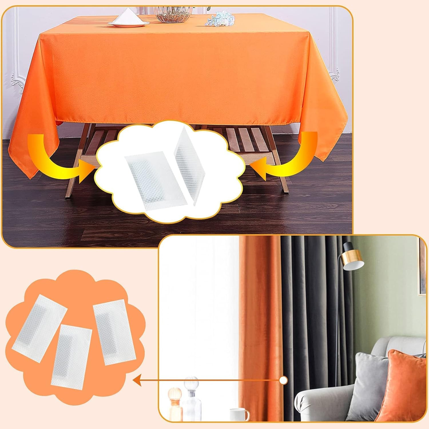 20 Pcs Curtain Weights 17g Drapery Bottom Weights Sewing Tabs Tablecloth