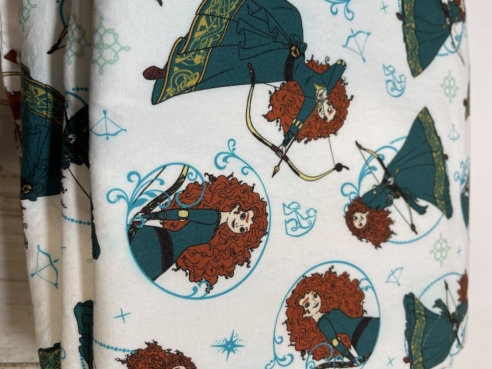 Disney Brave Princess Merida Curtain Lined 2 Panels 40″ x 82″ Camelot Fabric