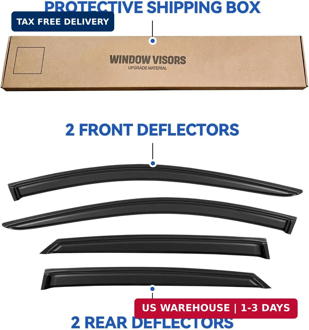Window Visors Rain Guards Shield for 2021 2022 2023 2024 2025 2026 Hyundai Elant
