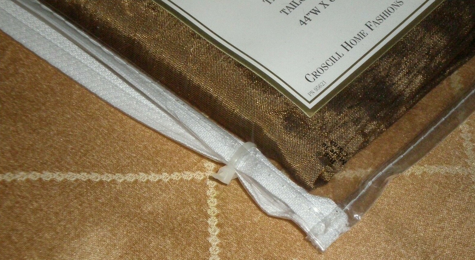 Croscill Home Renaissance Gold Tailored Drapery Panel 44x84L Elegant Luxury New