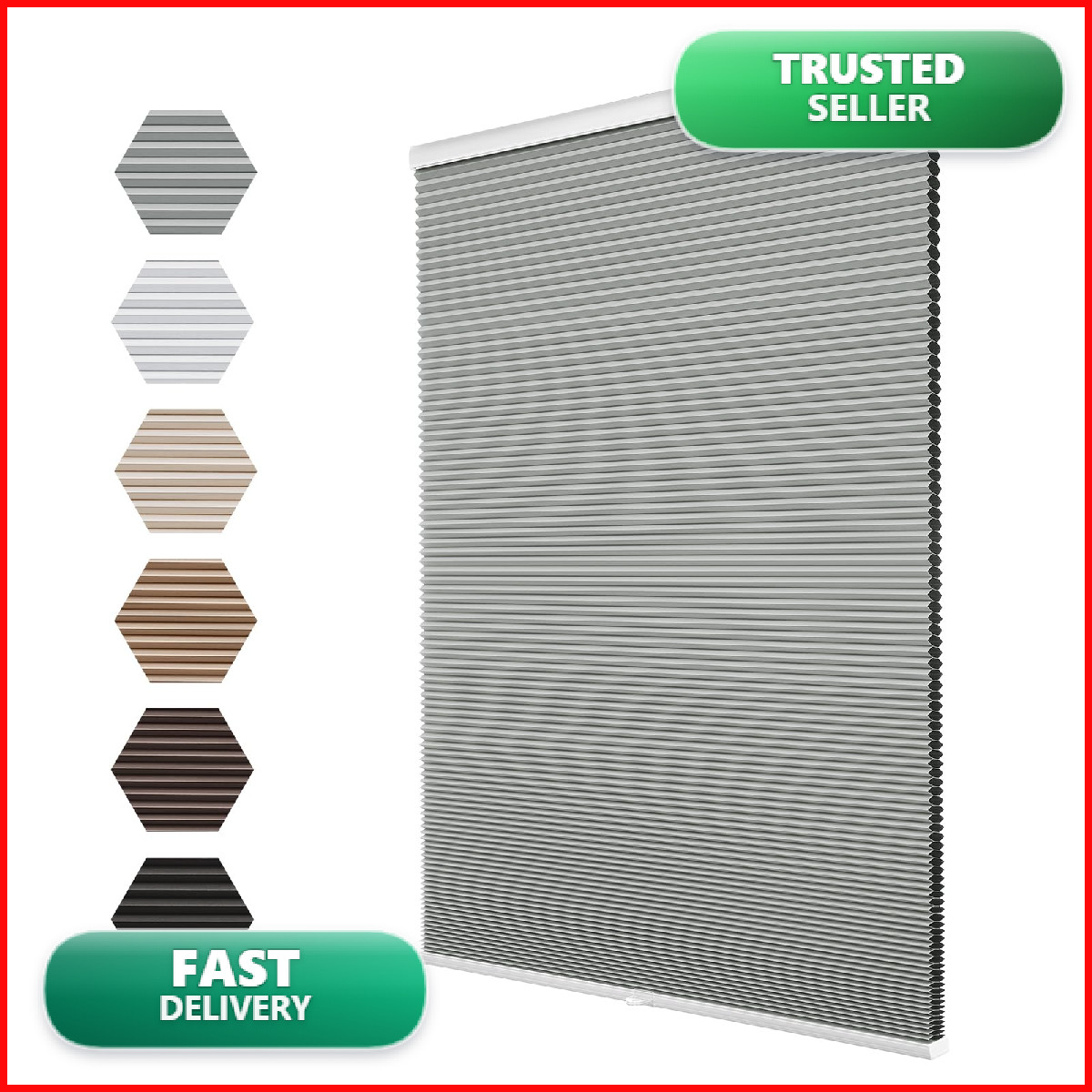 Changshade Blackout Cordless Cellular Shades For Windowshoneycomb Blinds