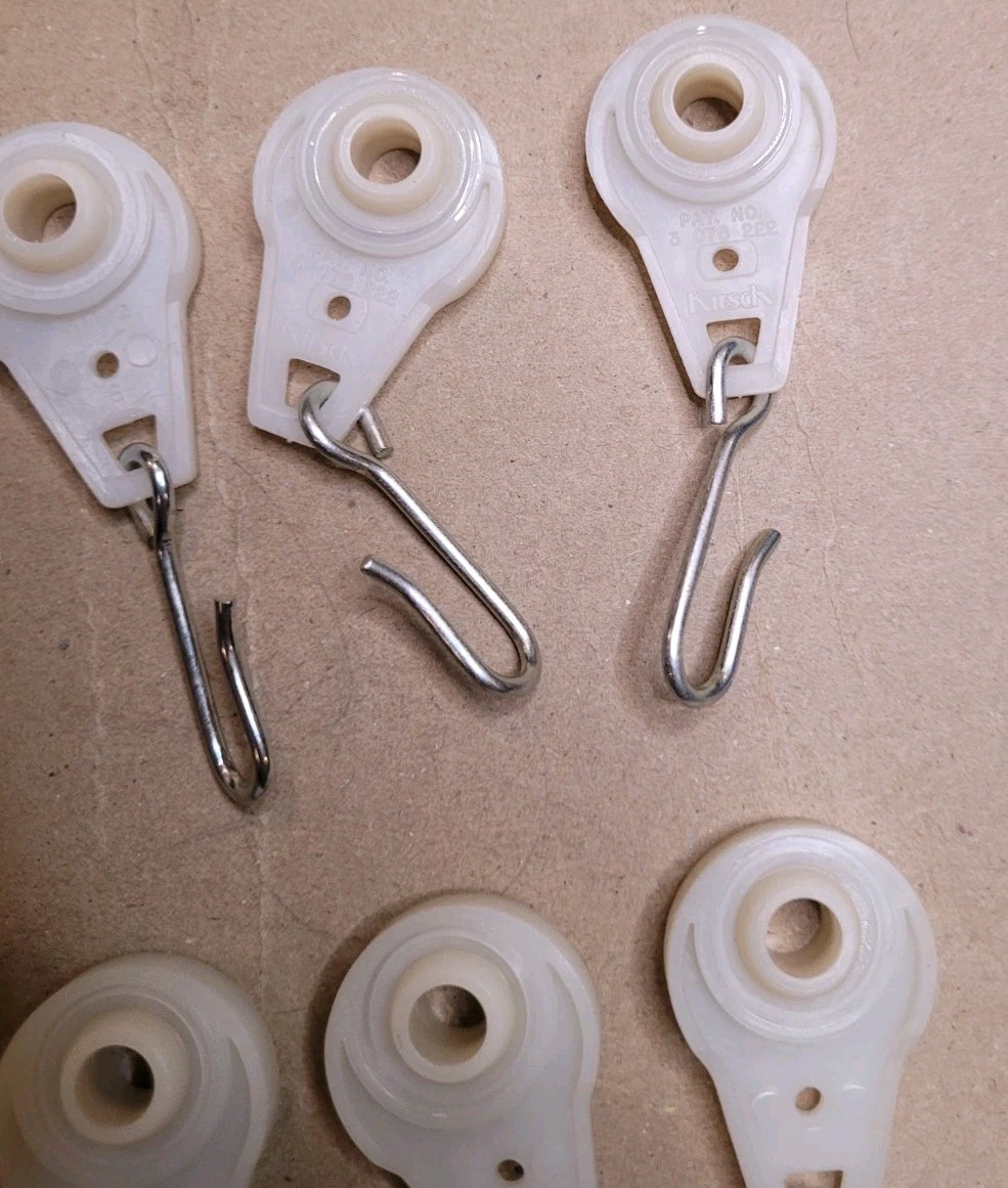 Kirsch Ball Bearing Carrier With Hook – 9673For Architrac Lot Of 10