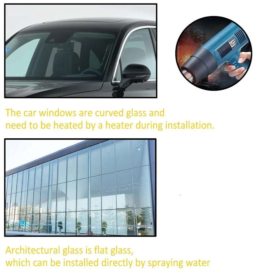 80% VLT Nano Ceramic Car Front Window Film 99% anti UV Heat Insulation Sun