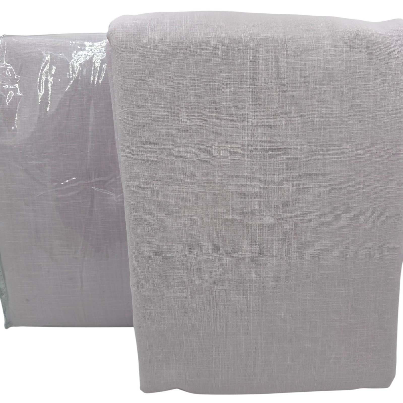 West Elm Ripple Blackout Curtains Set of 2 48×108 Lilac with Alabaster Trim New