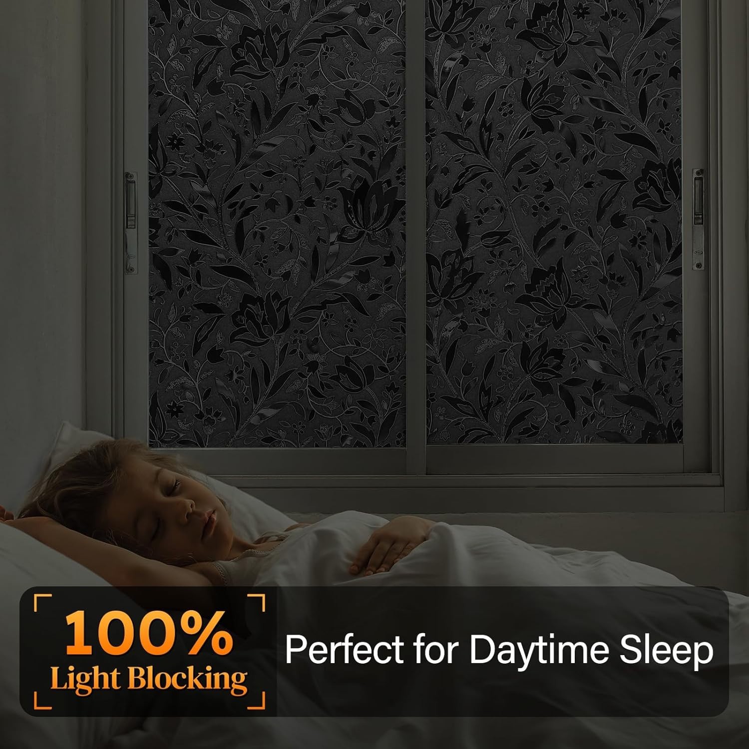 Window Privacy Film Decorative Stained Glass Static Clings Frosted Sticker Cover