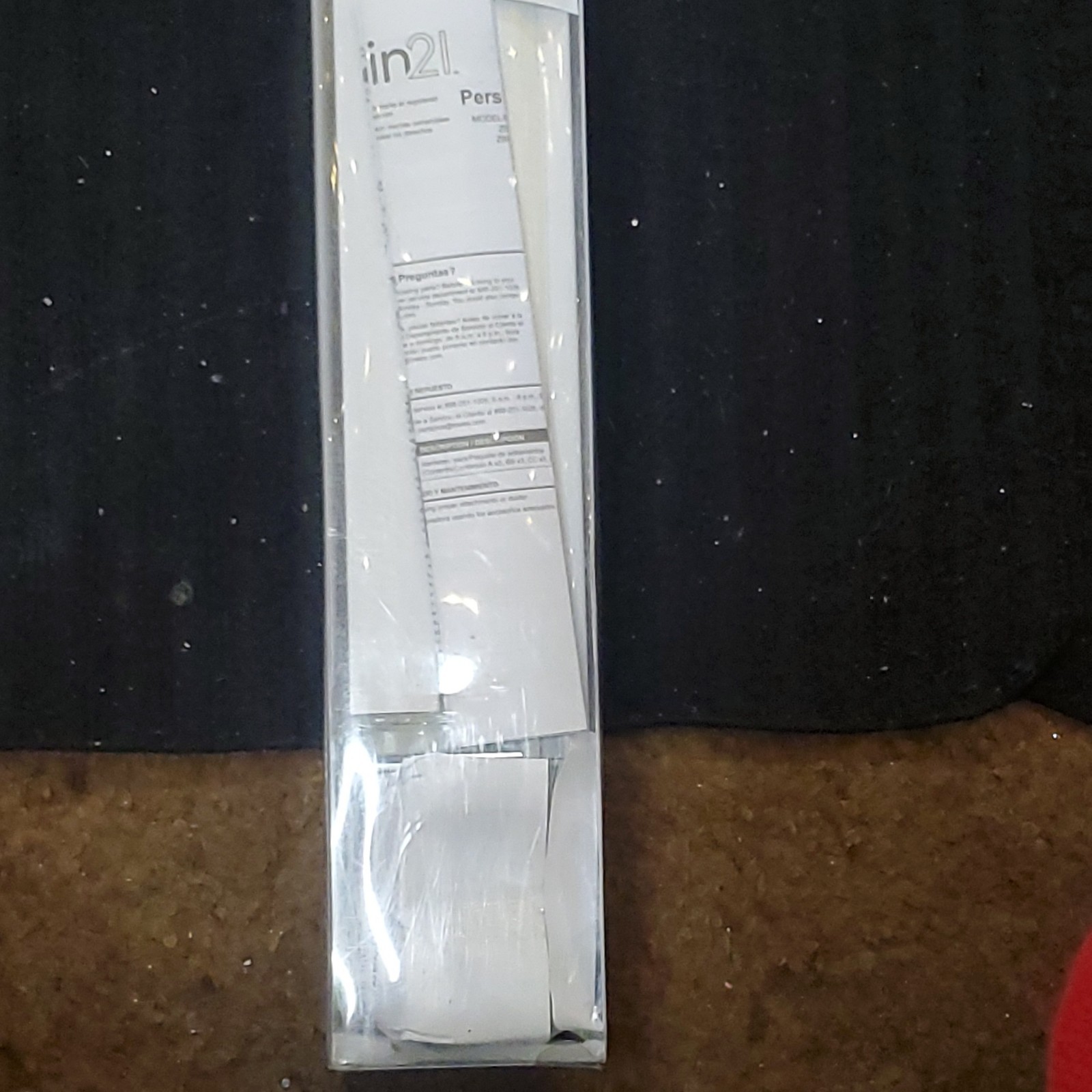 Origin21 Cordless Light Filtering Zebra Shade White 39 x 64 in MPN 5031286