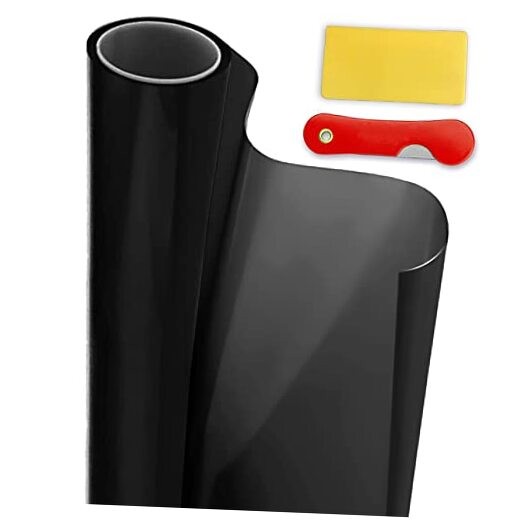 Car Window Tint Film for Auto Sun Shade Roll 15% VLT Black Universal Fit Width
