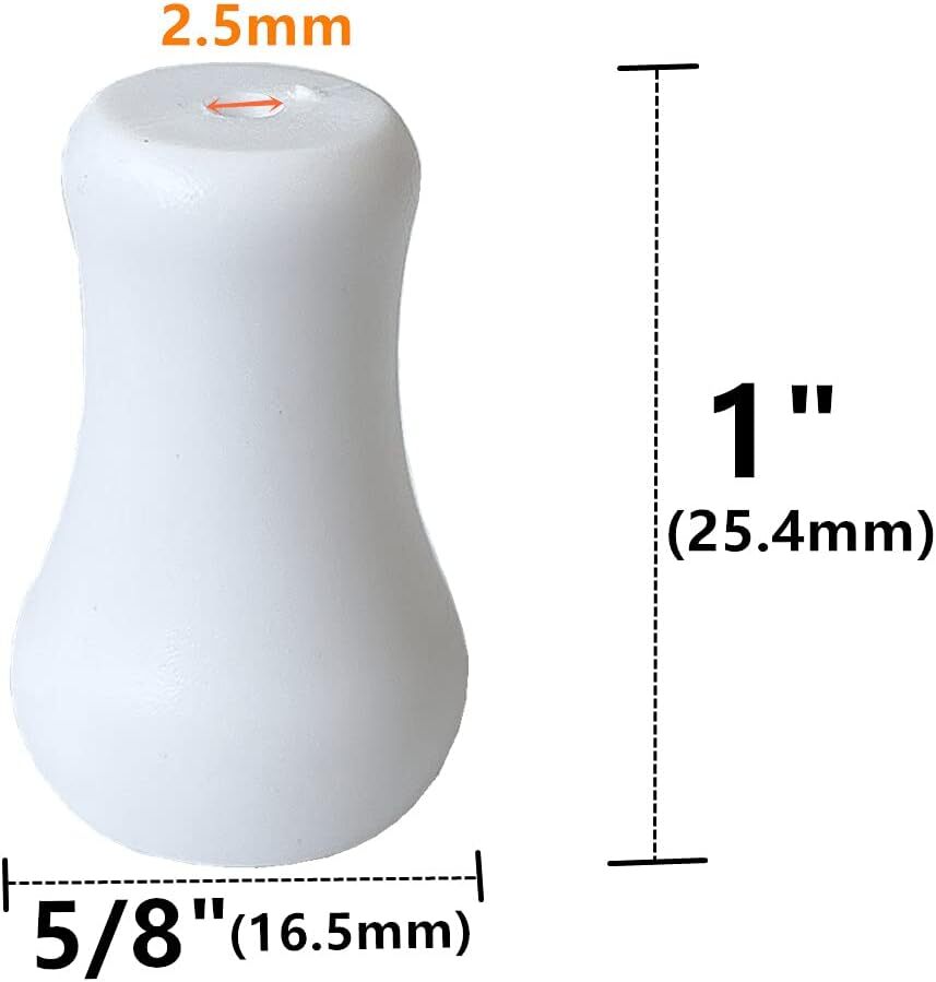 20 Pack Plastic Pull Cord Tassels Window Blind Cord Knobs Pull End for Blinds