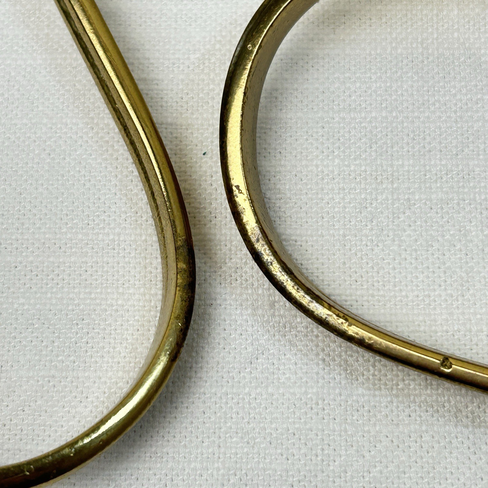 Vintage Gilded Brass Art Deco Laurel Wreath Set of 2 Curtain Tiebacks Holders