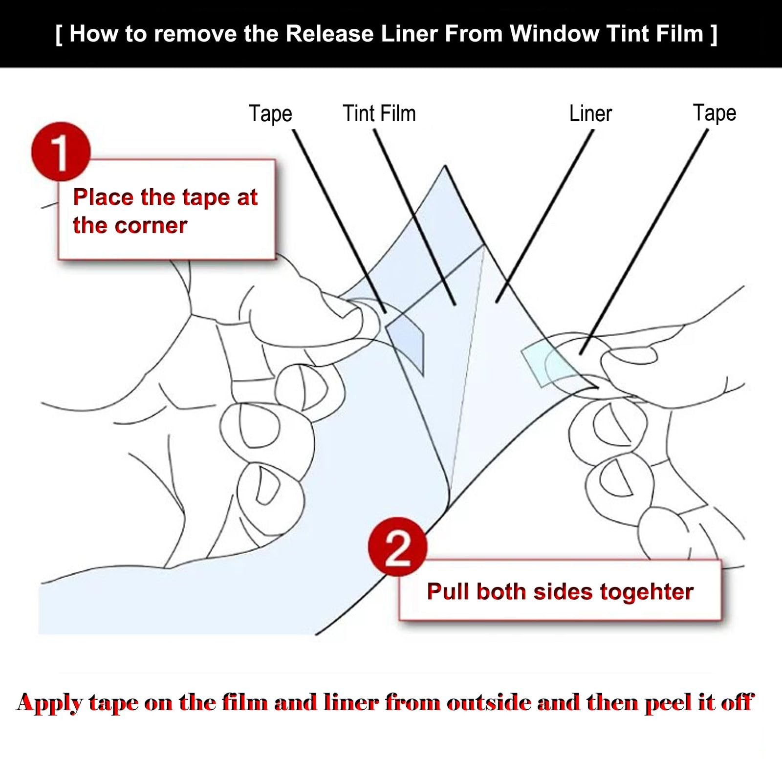 Car Window Tint Film – 5% 20% 35% 50% VLT, UV Heat Block, Scratch Resistant