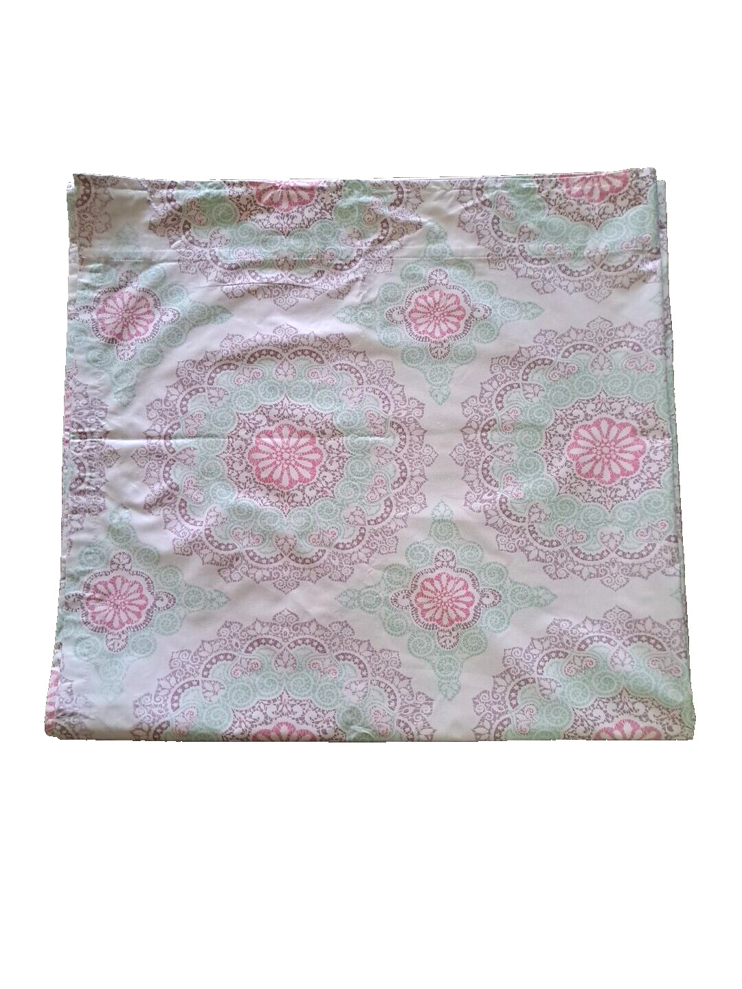 Nicole Miller Kids Curtain Panel Pastel Mandala Extra Long Girls Bedroom 50×96