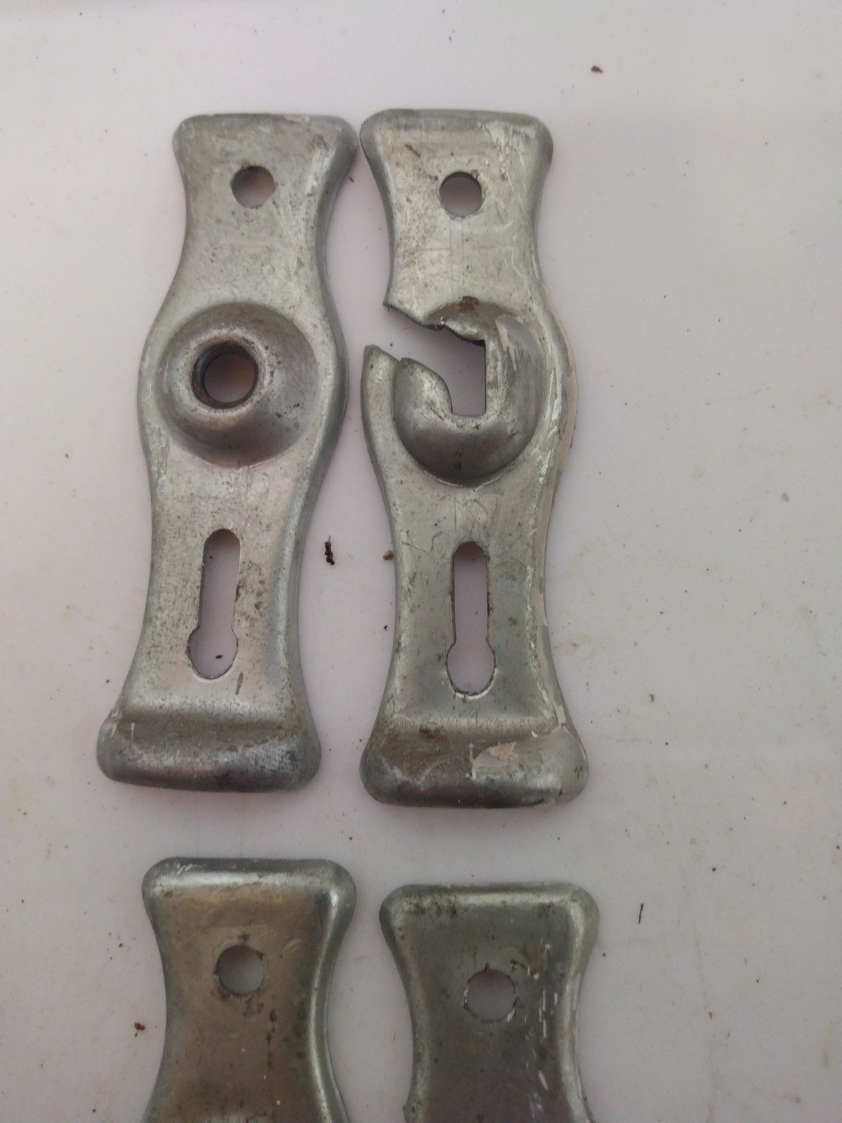 Vintage 1950s Inside Mount Roller Shade Brackets Pair Of 4