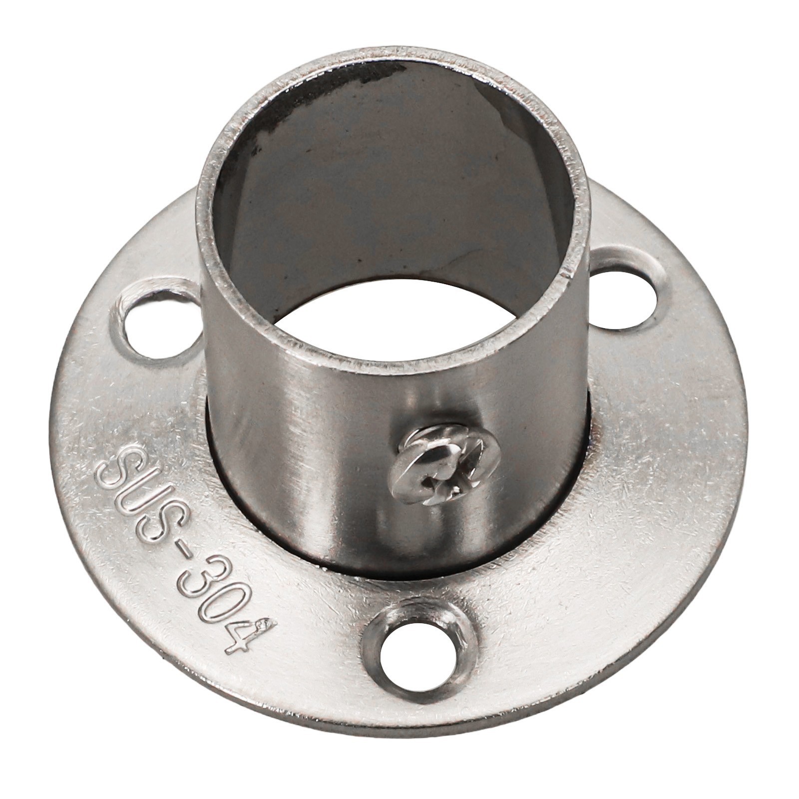 Thicken Flange Connector for Secure Wall Mounting Stainless Steel Material