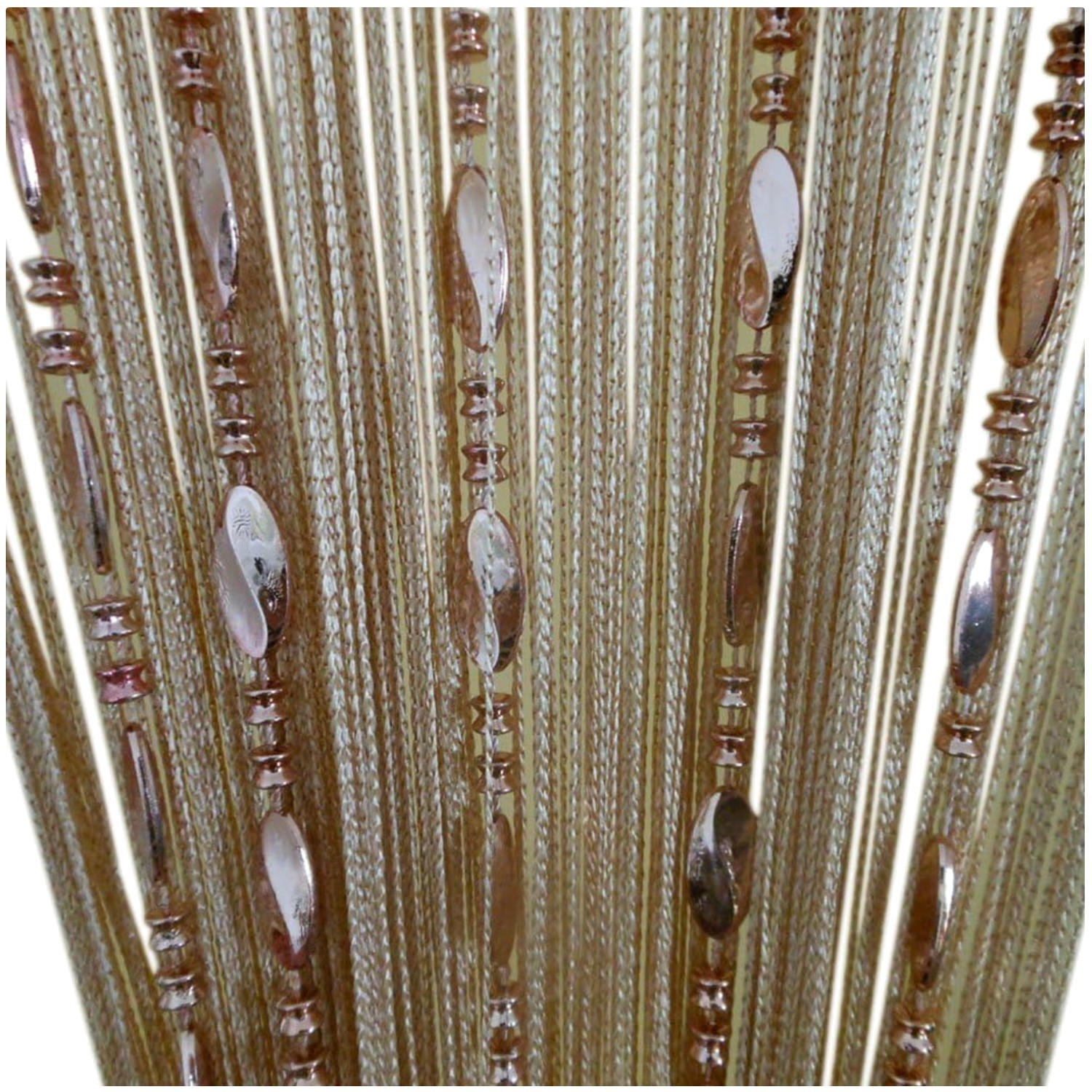 Elegant Beaded Door Curtain – Art Deco Fringe Tassel Room Divider 39.3″ x 76.7″