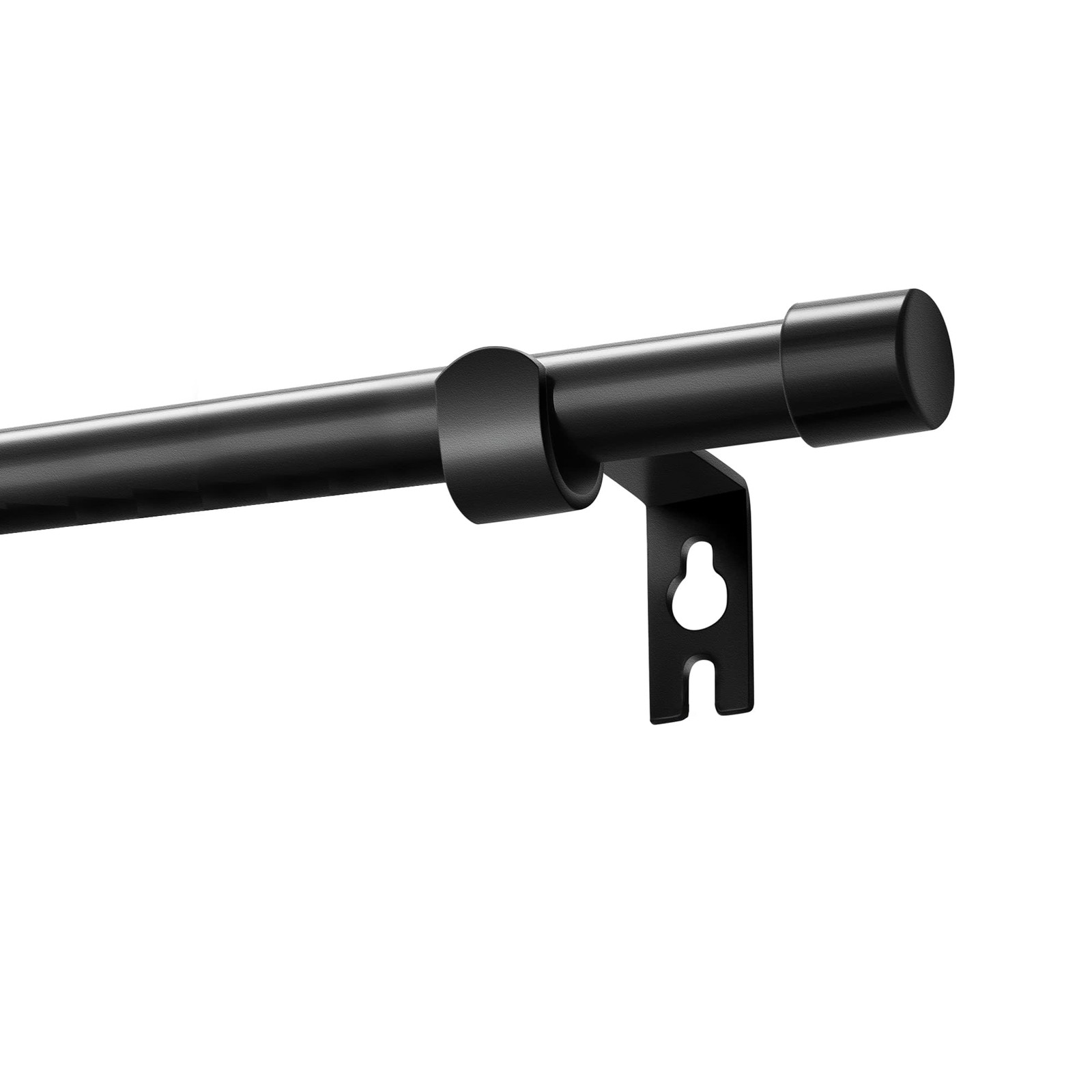 Alskarhem Black Curtain Rods for Windows 32 to 45 Inch,5/8 32″-45″,