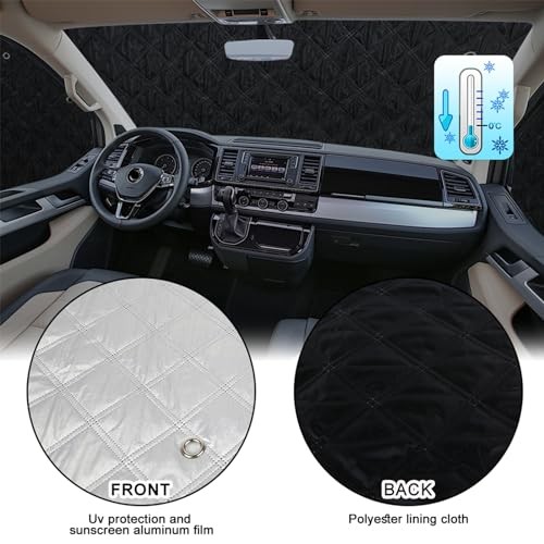 Window Full Sun Shade for Ram ProMaster 2014-2024 | 11-Piece Complete Van