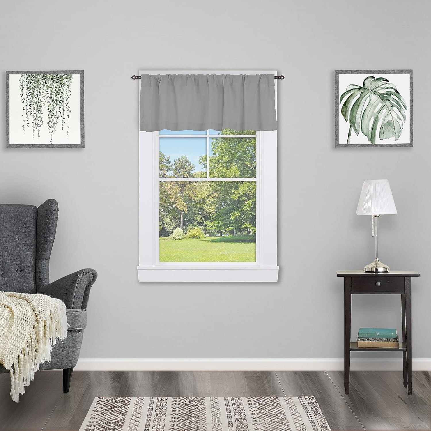 28-48 in. Adjustable Petite Café Curtain Rod, 2-Pack, 7/16 in. Diameter, Bronze