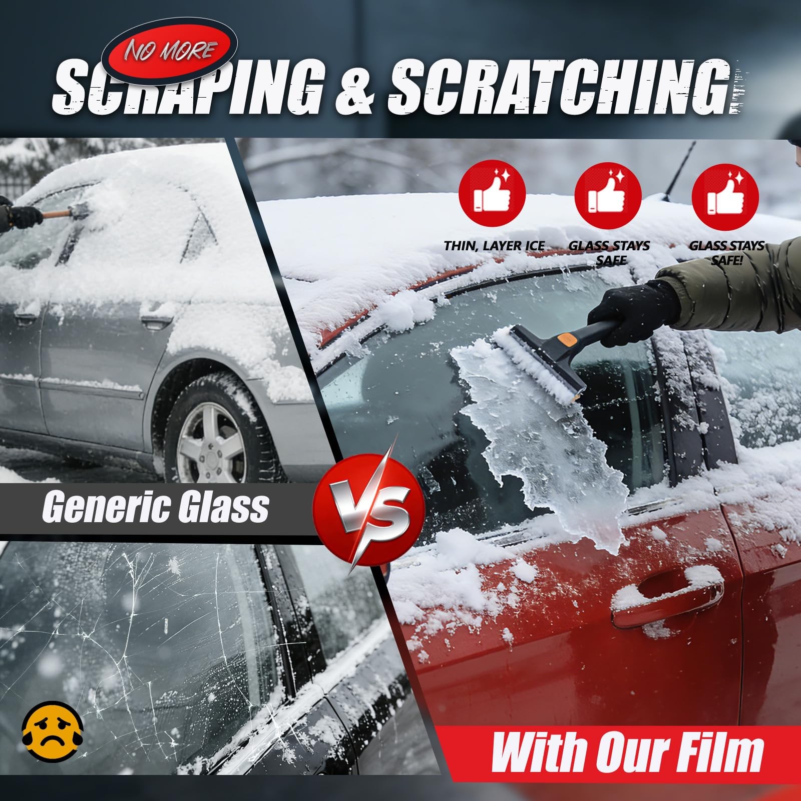 15% VLT Ceramic Car Window Tint Film (20″ x 20FT) – Heat & Glare Reduction, B…