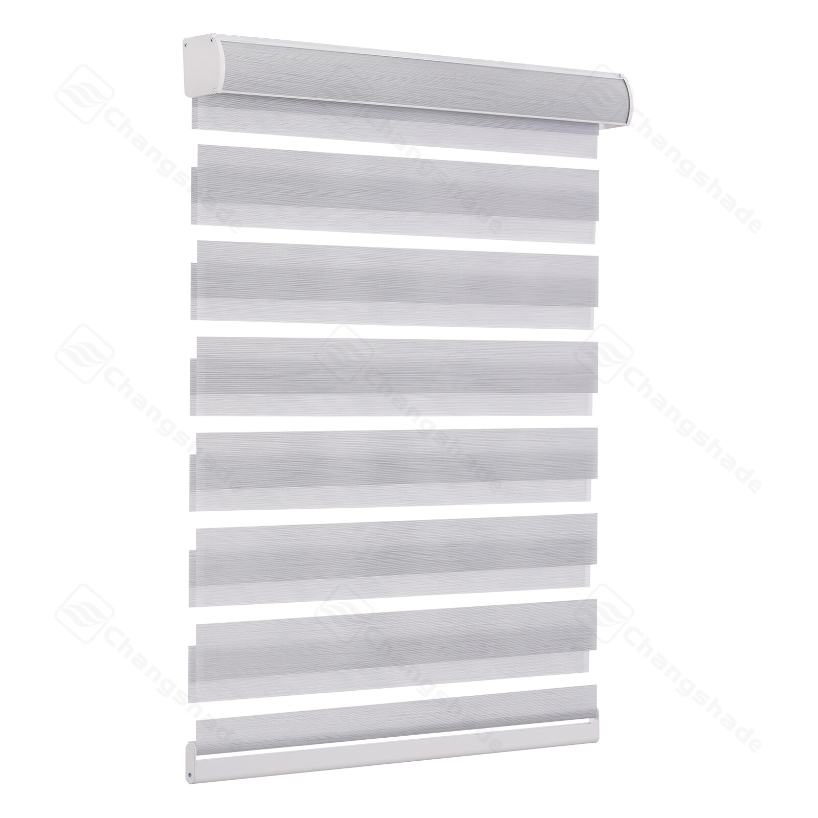CUSTOM SIZE Cordless Window Shade Zebra Blind Light Filtering Dual Roller Blinds