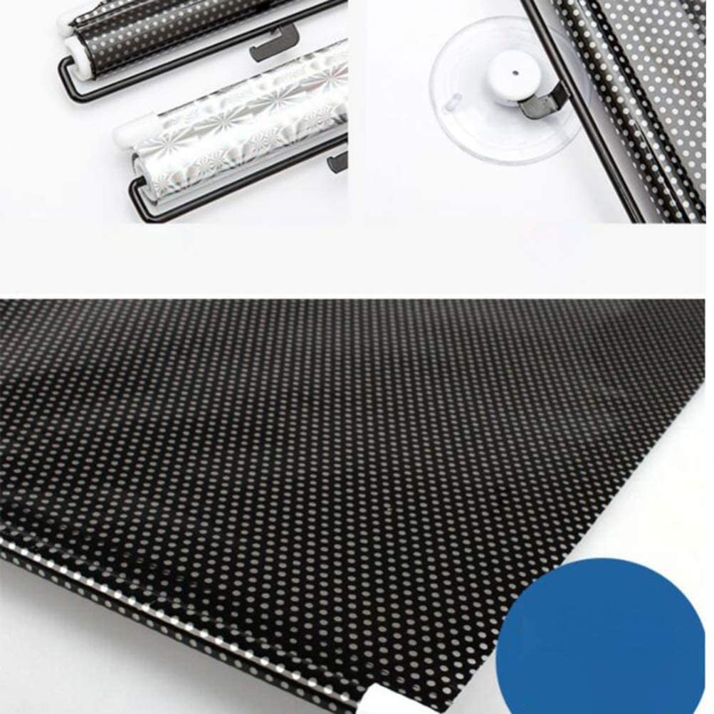 Blackout Blind Curtains with Suction Cups for Windows No Drill Cordless Blinds