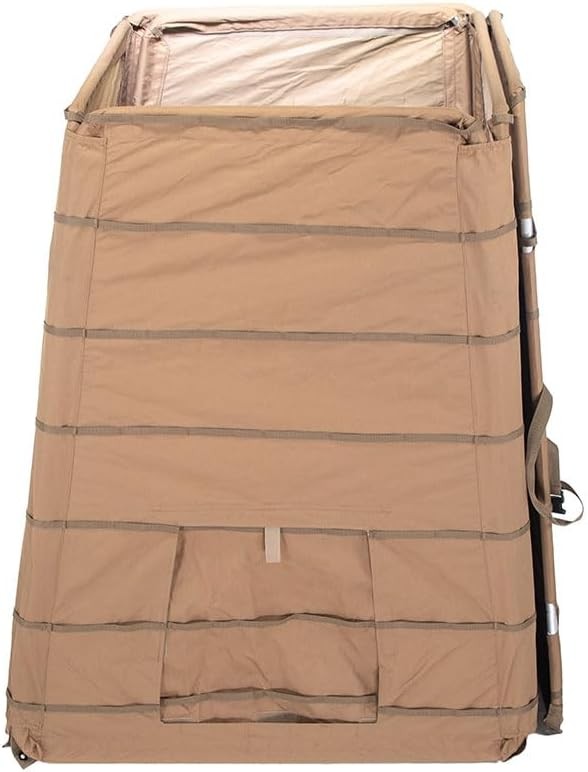 H-Frame Panel Blind (Dirt) | 6- Sided Hybrid Panel Blind | Customizable