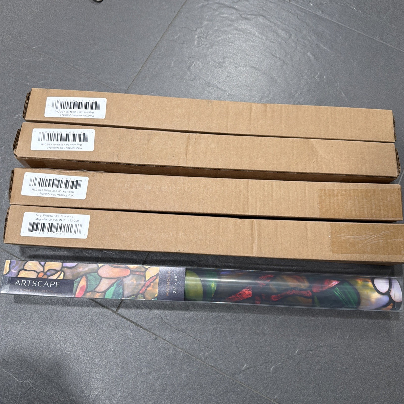 Artscape Magnolia Decorative Stained Glass Window Film 24″ x 36″ 01-0113 – LOT/5