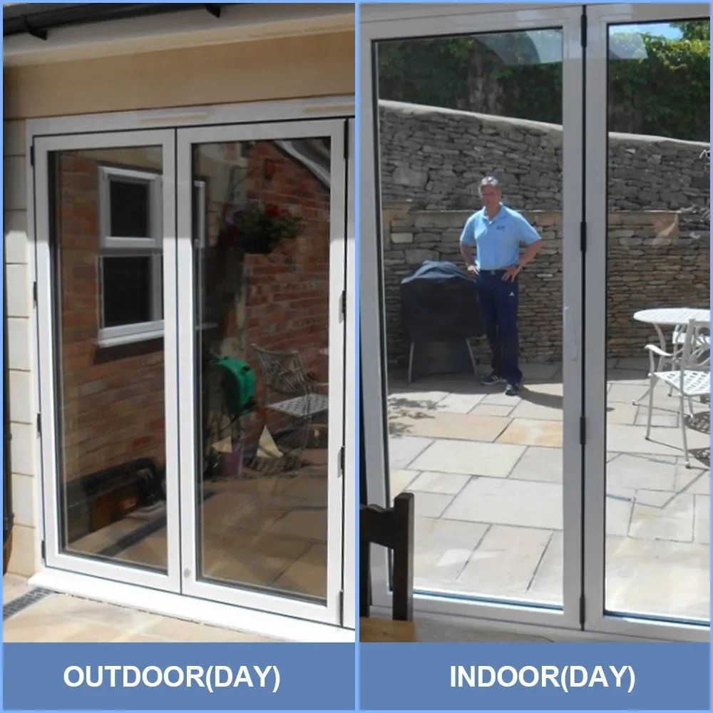 One Way Mirror Tint Window Film Privacy Protect UV Reflective Sun Block For Home