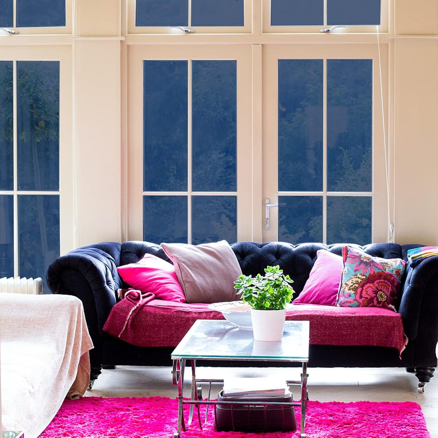 One Way Window Film Daytime Privacy Mirror Effect Reflective Window Tint for Hom